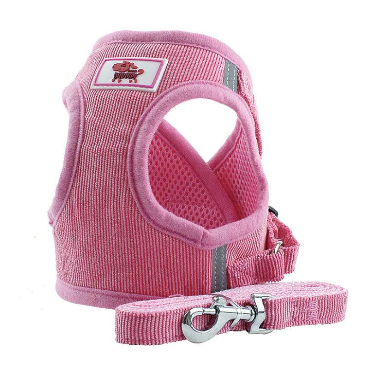 Reflective Braided Dog Chain Chest Strap-2