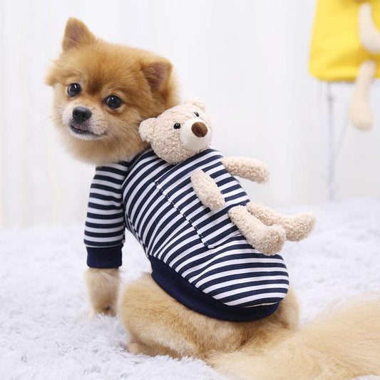 Lovable Cartoon Animal Print Pet Sweater-0