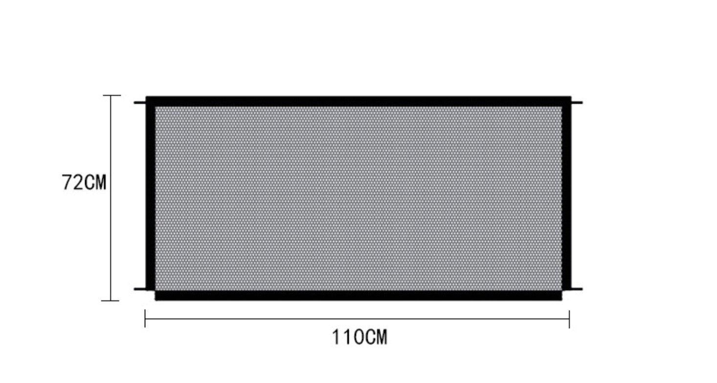 Portable Pet Safety Fence - Transparent Isolation Net For Cars, Windows, And Balconies-3