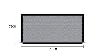 Portable Pet Safety Fence - Transparent Isolation Net For Cars, Windows, And Balconies-3