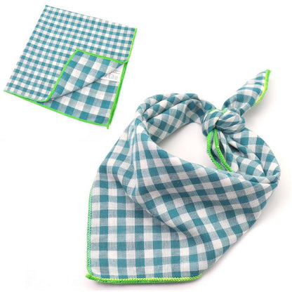 Fashionable Double Sided Cotton Pet Scarf-8