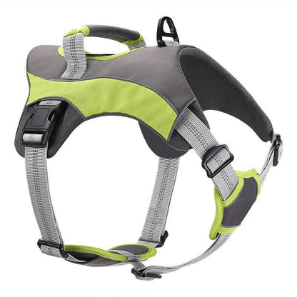 Reflective Chest Strap Dog Leash Set With Towing Rope-0