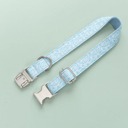 Personalized Zinc Alloy Buckle Dog Collar With Stylish Lettering-4
