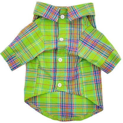 Fruit Green Casual Dog Shirt For Small And Medium-Sized Dogs And Cats-4