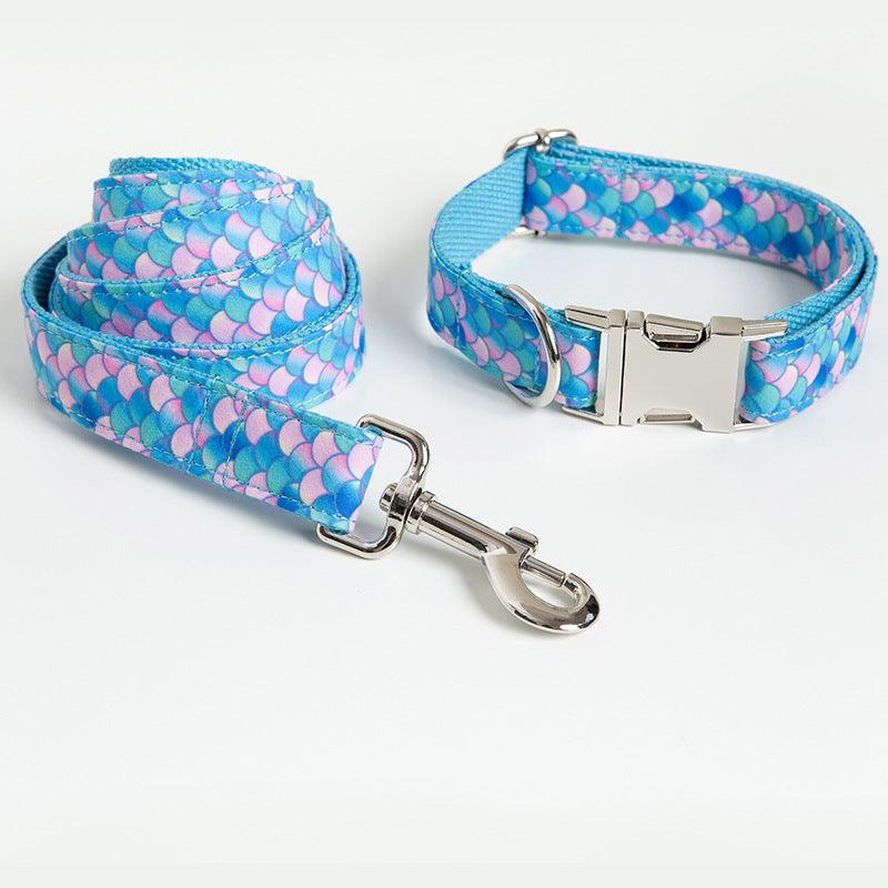 Mermaid Magic Pet Collar Leash Set-2