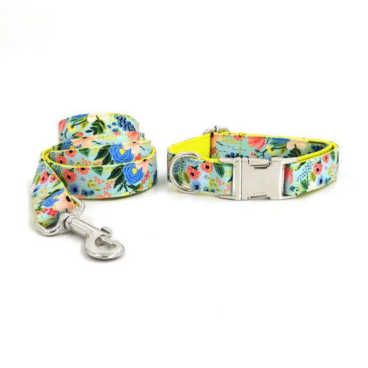 Premium Garden Collection Dog Leash And Collar Set-0