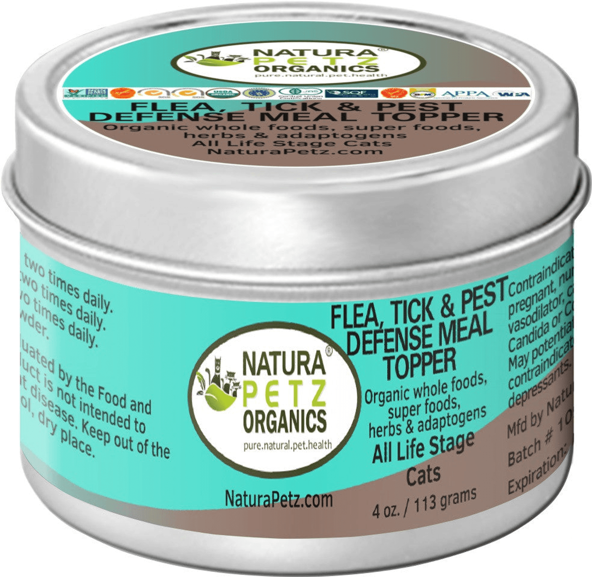 Natural Flea, Tick & Pest Defense Meal Topper for Dogs and Cats-2