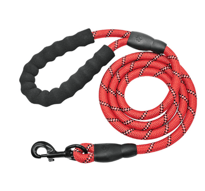 Reflective Comfort Leash - Premium Nylon Dog Leash For Walking And Training - Ultimate Pet Safety And Control-8