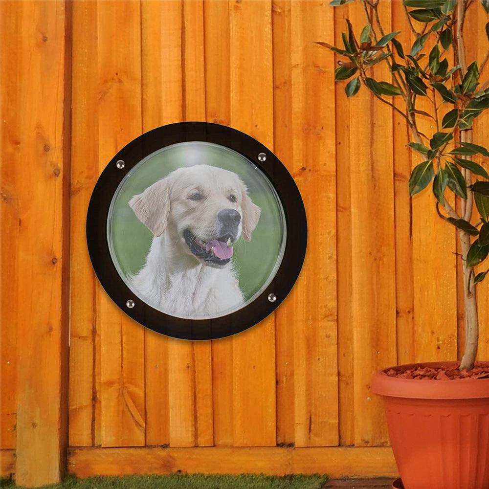 Semi-Circular Acrylic Pet Fence Window: The Perfect Peek For Your Furry Friend-3