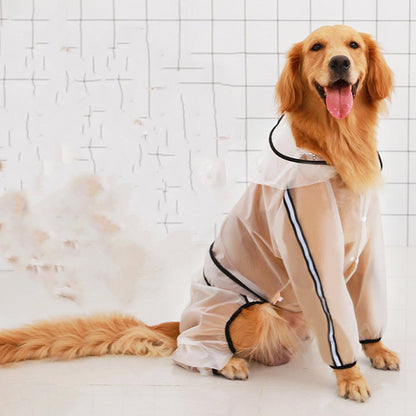 Waterproof Raincoat For Big Dogs - Stay Dry In Style-3