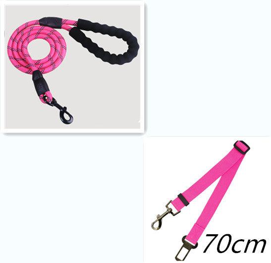 Reflective Comfort Leash - Premium Nylon Dog Leash For Walking And Training - Ultimate Pet Safety And Control-3