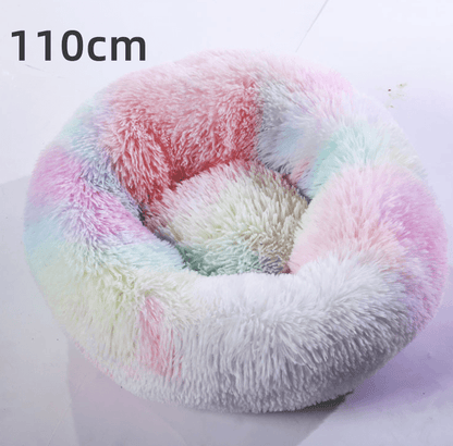 Cozy Haven: Luxurious Round Pet Bed For Winter Comfort-73