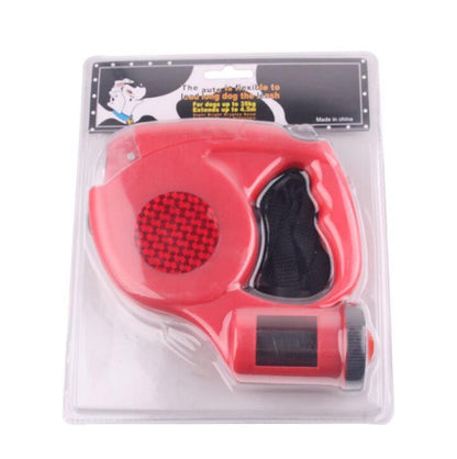 3-In-1 Illuminated Dog Leash With Retractable Garbage Bag-6