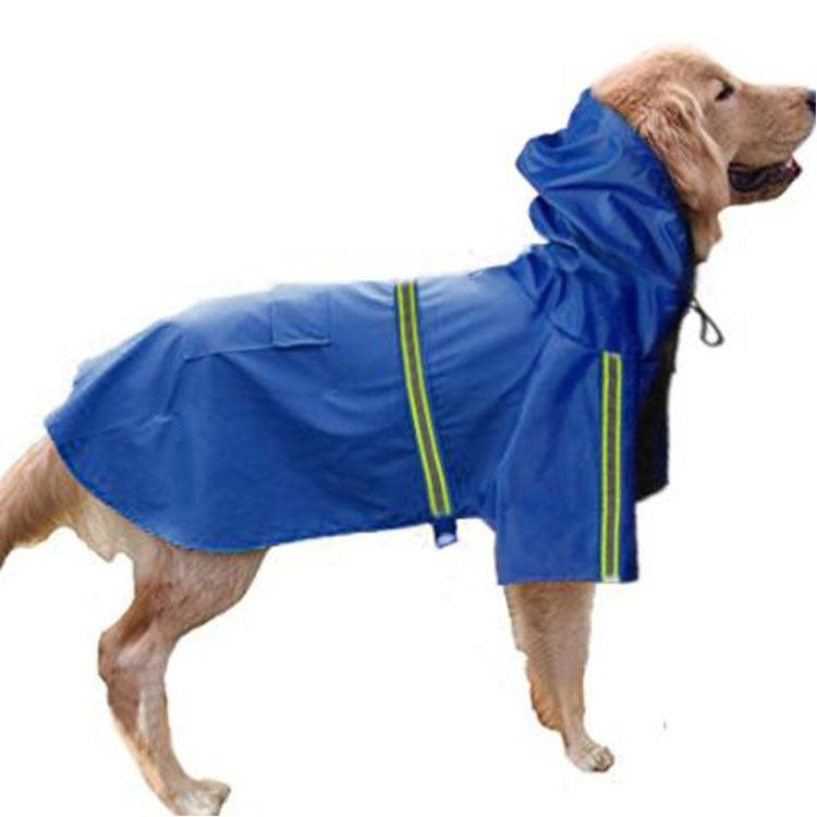Reflective Waterproof Dog Raincoat - Spring And Summer Collection-7