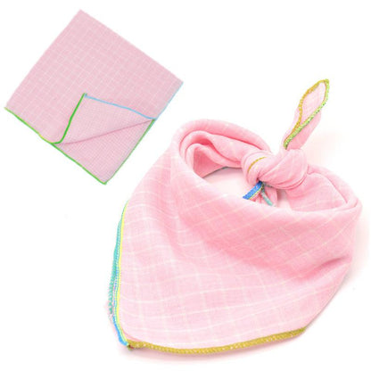 Fashionable Double Sided Cotton Pet Scarf-19