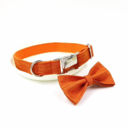 Pet Pals Orange Polyester Collar And Leash Set-0