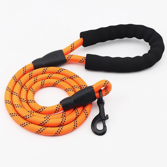 Nightglow Reflective Round Rope Dog Leash-0