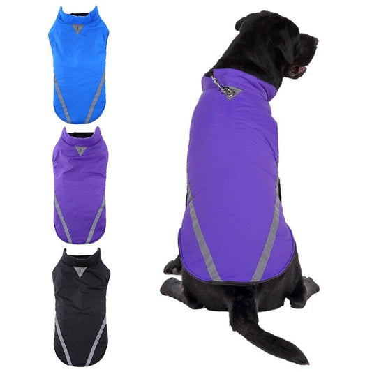 Large Dog Cotton Jackets - Stylish And Cozy Pet Clothing-0