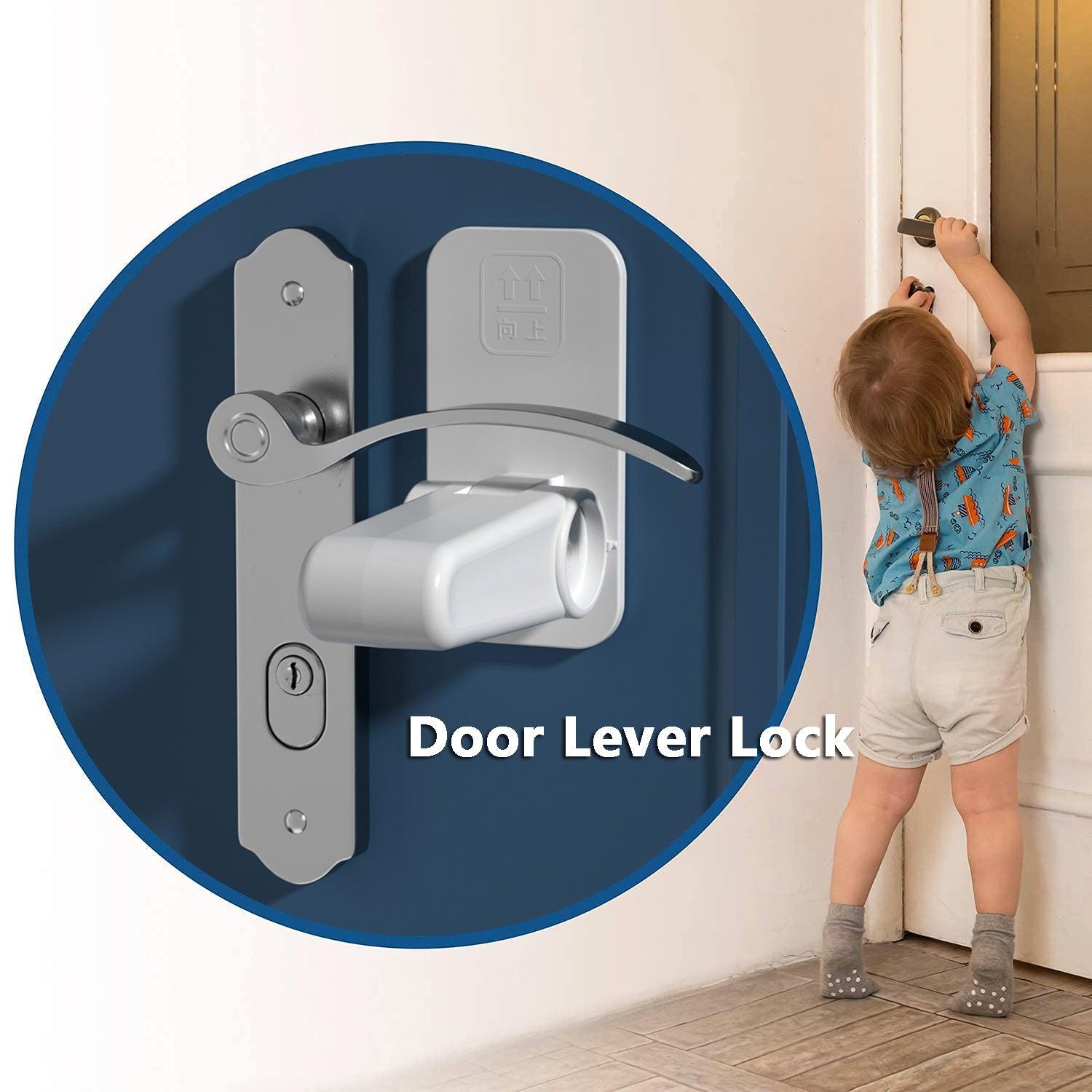 Safetyguard Door Lever Lock - Secure Haven For Your Loved Ones-1