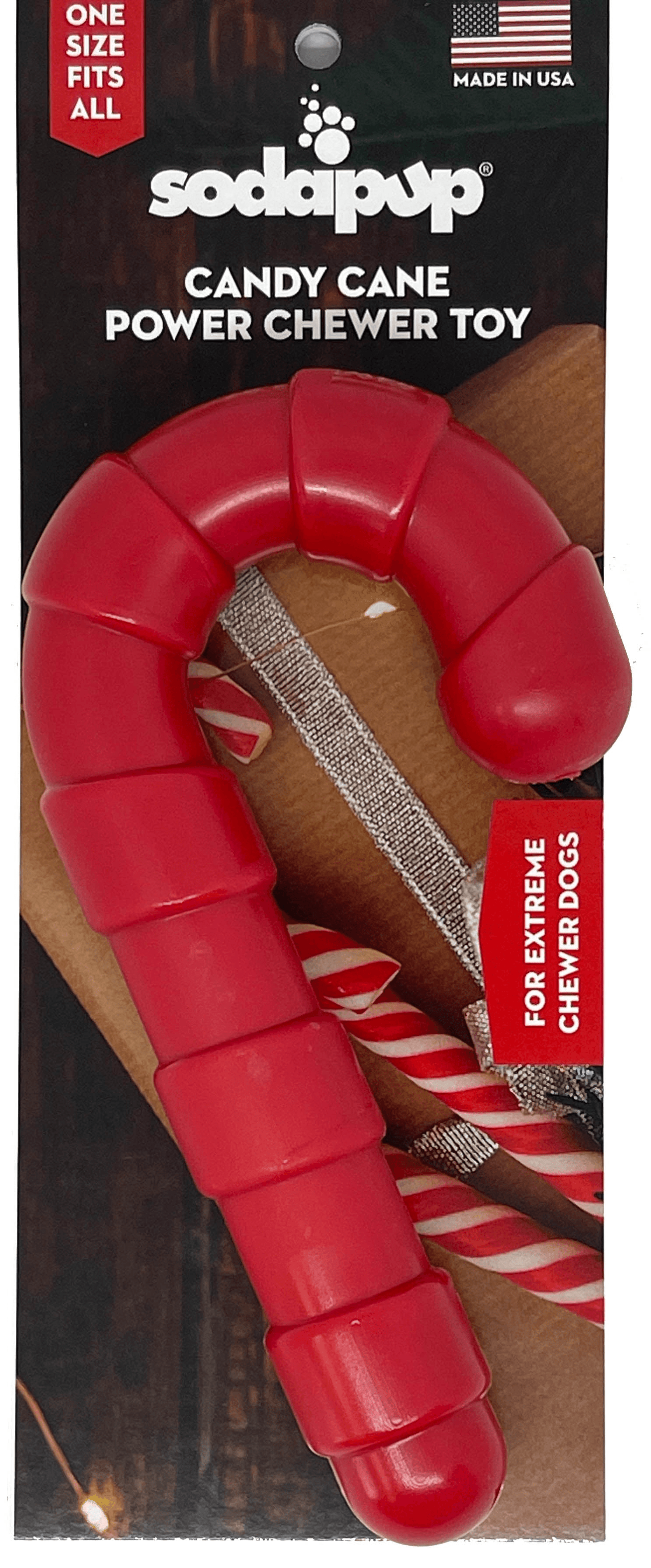 Ultra-Durable Candy Cane Chew Toy for Aggressive Chewers-3