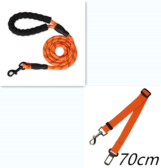 Reflective Comfort Leash - Premium Nylon Dog Leash For Walking And Training - Ultimate Pet Safety And Control-16
