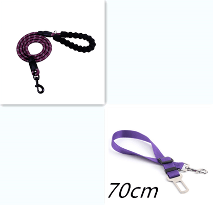 Reflective Comfort Leash - Premium Nylon Dog Leash For Walking And Training - Ultimate Pet Safety And Control-2