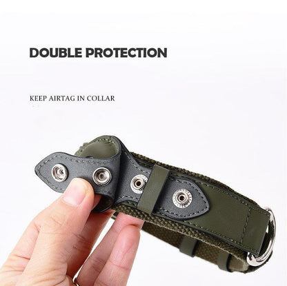 Pet Collar Tracker Cover - Stylish Leather Protection For Airtag-2