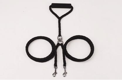 Double-Ended Hand-Knitted Braided Rope Dog Leash: The Ultimate Outdoor Companion-4