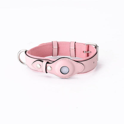 Pet Collar Tracker Cover - Stylish Leather Protection For Airtag-3