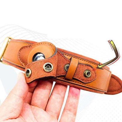 Premium Leather Dog Collar With Location Tracking-1