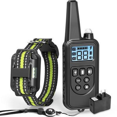 800M Waterproof Dog Training Collar With Adjustable Levels And 3 Training Modes-2
