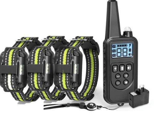 800M Waterproof Dog Training Collar With Adjustable Levels And 3 Training Modes-4