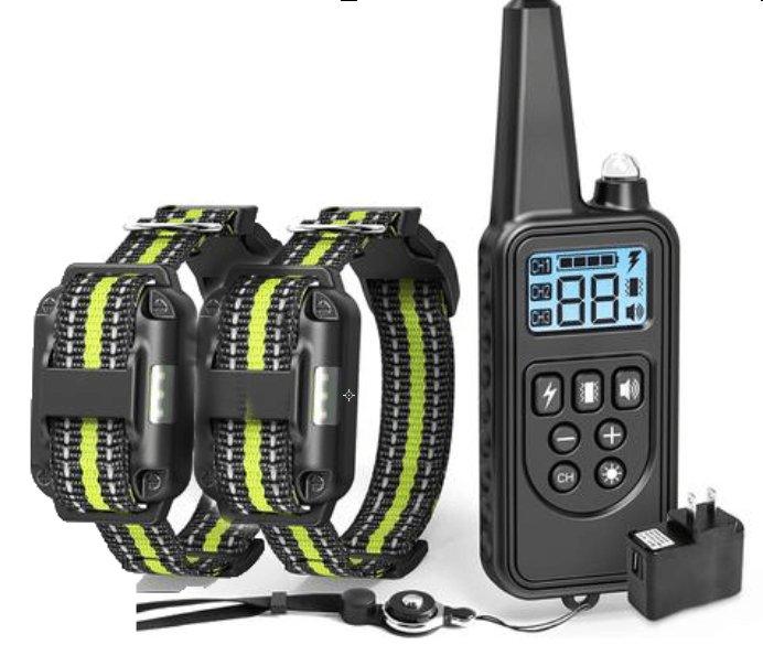 800M Waterproof Dog Training Collar With Adjustable Levels And 3 Training Modes-3