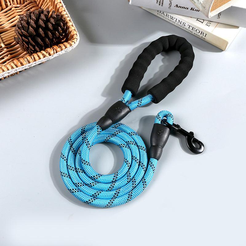 Nightglow Reflective Round Rope Dog Leash-6