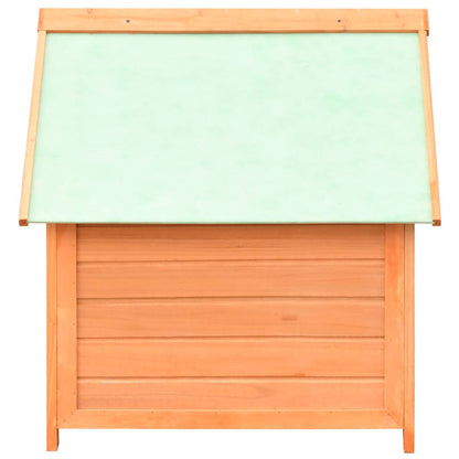 vidaXL Dog House Solid Pine & Fir Wood 28.3"x33.5"x32.3"-3
