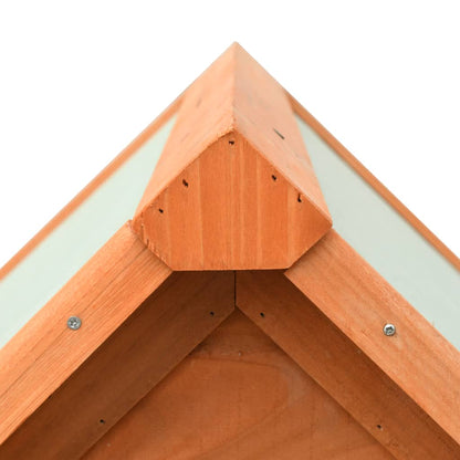 vidaXL Dog House Solid Pine & Fir Wood 28.3"x33.5"x32.3"-4
