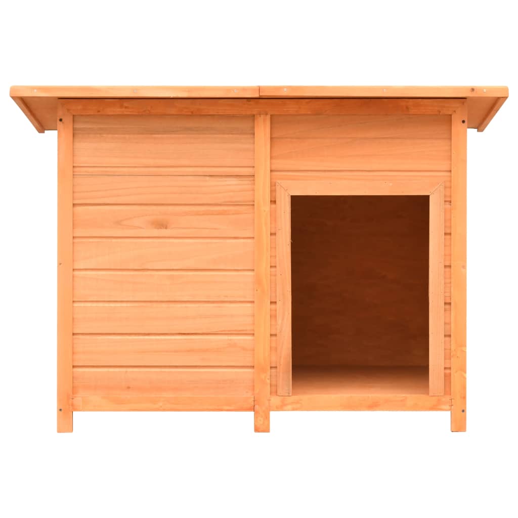 vidaXL Dog Cage Solid Pine & Fir Wood 47.2"x30.3"x33.9"-2