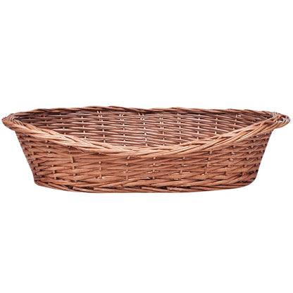 vidaXL Willow Dog Basket/Pet Bed Sofa Couch Comfy Dog Sleep Nest Cave Natural-3