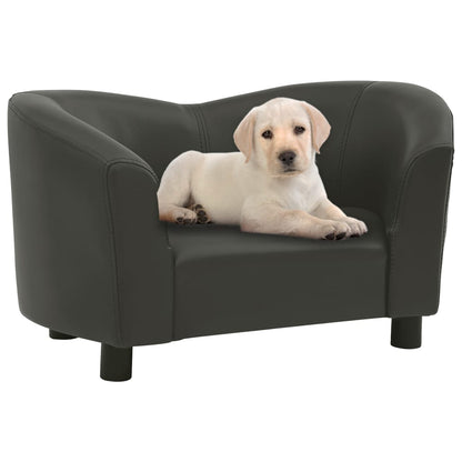 vidaXL Dog Sofa Dog Bed Foam Pet Puppy Couch with Washable Cover Faux Leather-6