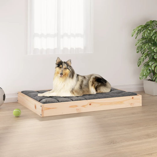 vidaXL Dog Bed Dog Sofa Bed Pet Couch Seat with Wooden Frame Solid Wood Pine-0