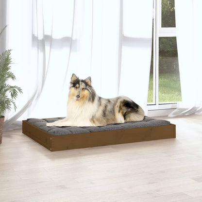 vidaXL Dog Bed Dog Sofa Bed Pet Couch Seat with Wooden Frame Solid Wood Pine-0