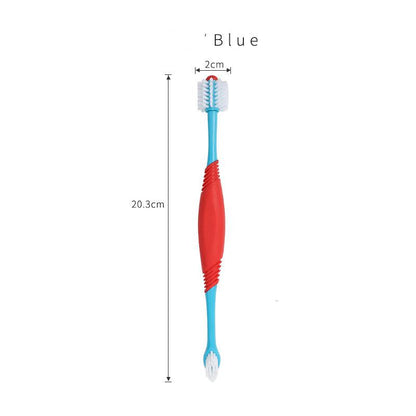 Dual-Action Pet Dental Finger Toothbrush - Advanced Teeth Cleaning Tool For Dogs And Cats-4