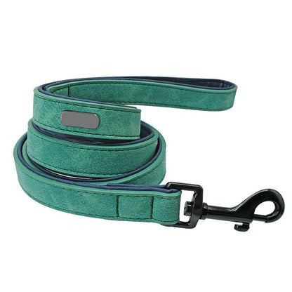 Premium Leather Dog Leash - Stylish And Durable Pet Traction Belt-4