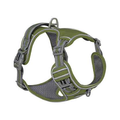 Explosive Red Adventure Dog Harness - Ultimate Safety And Comfort For Large Dogs-7