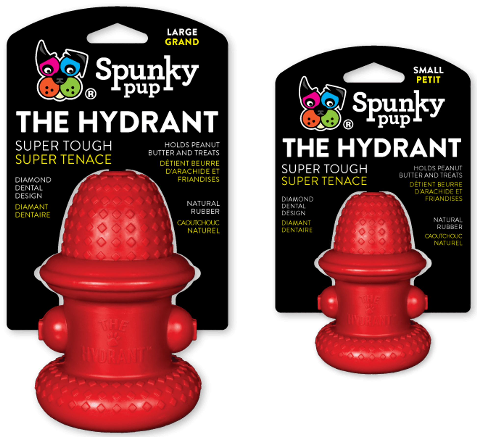 Spunky Pup Large Rubber Hydrant Treat Dispenser-4