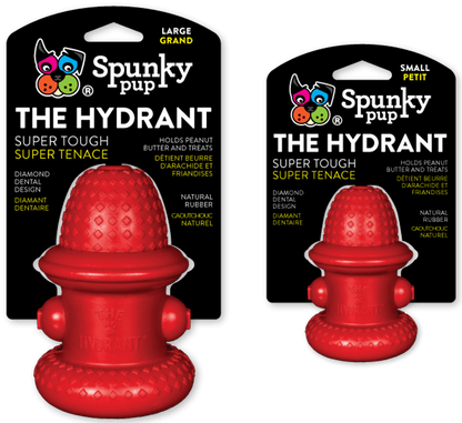 Spunky Pup Large Rubber Hydrant Treat Dispenser-4