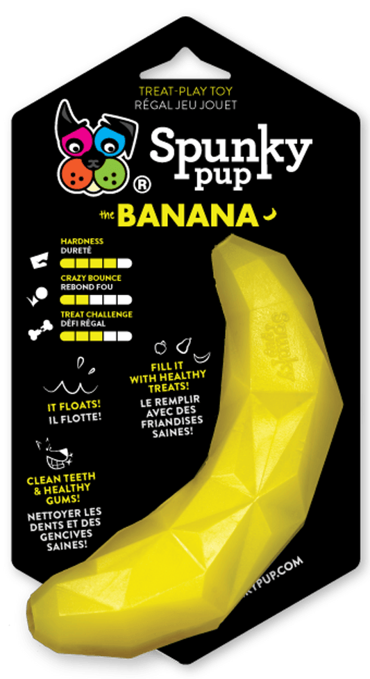 Spunky Pup Interactive Banana Toy for Dogs-0