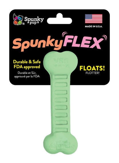 SpunkyFLEX Durable and Flexible Dog Bone Toy - Made in USA-2