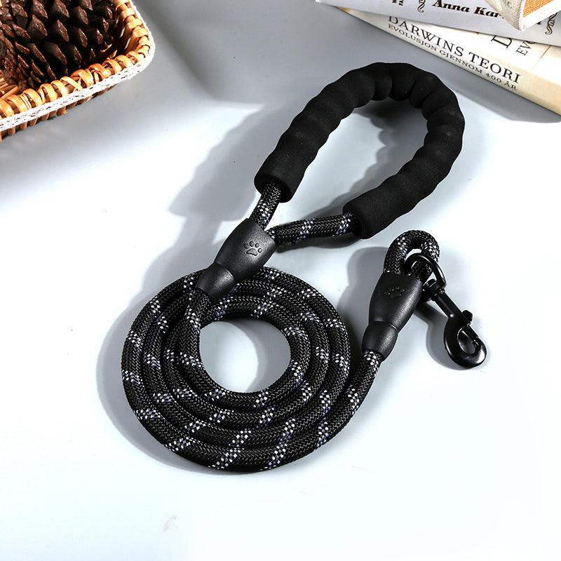 Nightglow Reflective Round Rope Dog Leash-4