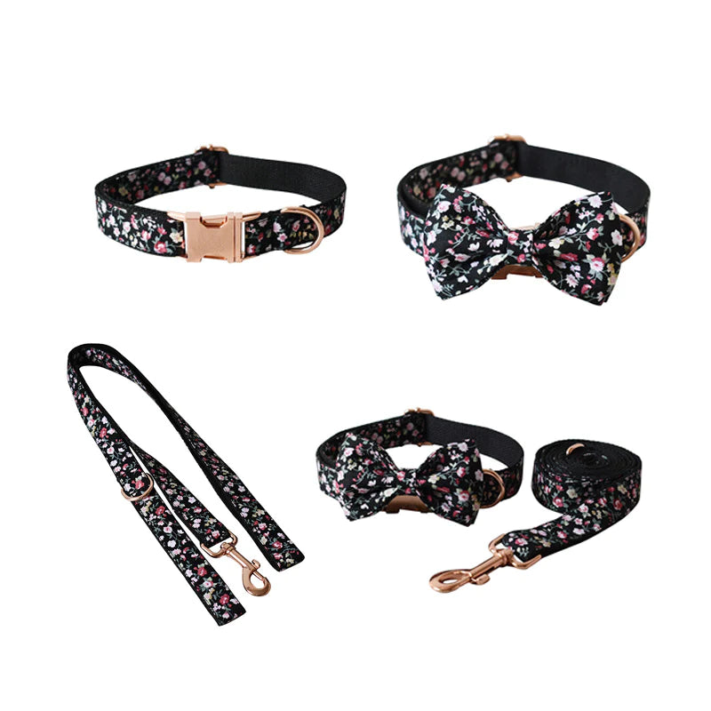 Charlie Dog Collar, Dog Collar & Dog Bowtie (Set) – by The Paw Co.-1